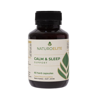 Calm & Sleep Support - 60 Capsules | NaturoElite