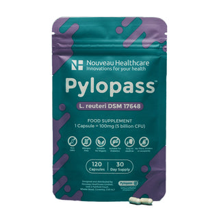 Pylopass (L. reuteri DSM 17648)  - 120 Capsules | Nouveau Health