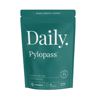 Pylopass (L. reuteri DSM 17648)  - 120 Capsules | Made By Daily