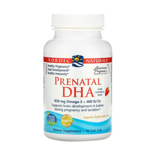 DHA 830mg (Strawberry Flavour) - 90 Softgels | Nordic Naturals