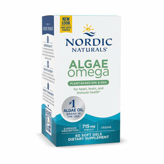 Algae Omega 715mg - 60 Softgels | Nordic Naturals