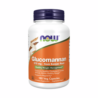 Glucomannan 575mg - 180 Capsules | NOW Foods