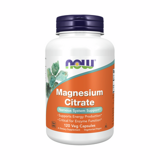 Magnesium Citrate - 120 Capsules | NOW Foods