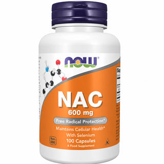NAC 600mg with Selenium - 100 Capsules | NOW Foods