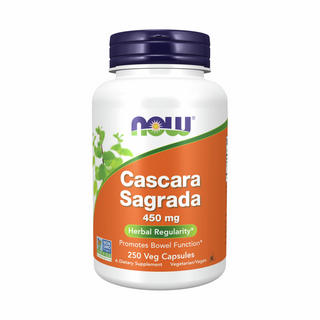 Cascara Sagrada 450 mg - 250 Capsules | NOW Foods