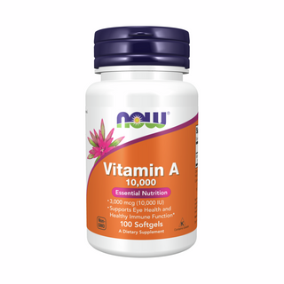 Vitamin A 10,000IU - 100 Softgels | NOW Foods