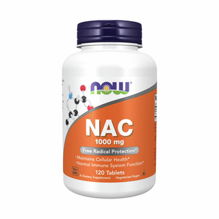 NAC (N-Acetyl-L-Cysteine) 1000mg - 120 Tablets | NOW Foods