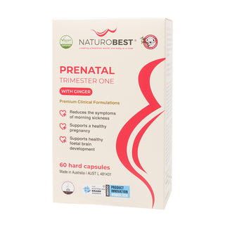 Prenatal Trimester One with Ginger – 60 Capsules | NaturoBest