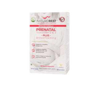 Prenatal Trimester 2 & 3 Plus - 60 Capsules | NaturoBest