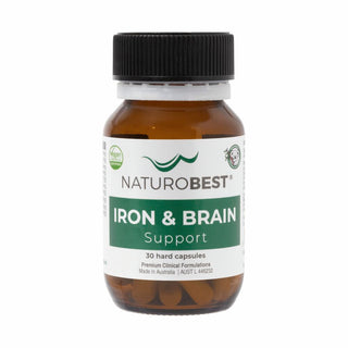 Iron & Brain Support - 30 Capsules | NaturoBest