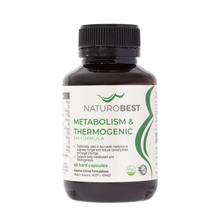 Metabolism & Thermogenic AM Formula - 60 Capsules | NaturoBest