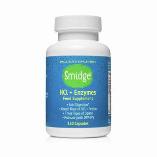 HCl + Enzymes - 120 Capsules | Smidge