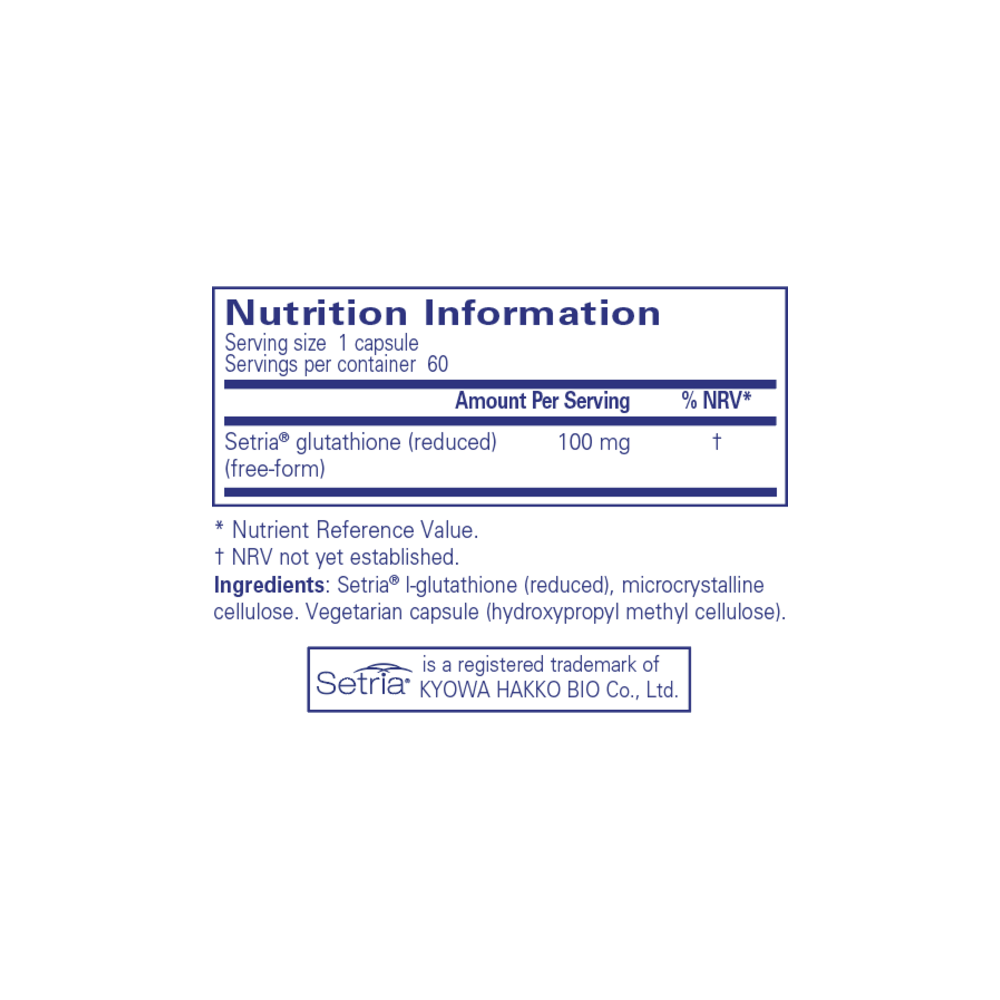 Reduced Glutathione | 60s | Pure Encapsulations | Supplement Hub UK Reduced Glutathione | 60s | Pure Encapsulations | Supplement Hub UK