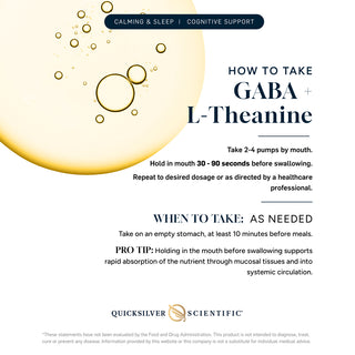 GABA with L-Theanine - 50ml | Quicksilver Scientific