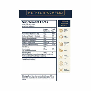 Methyl B-Complex  - 50ml | Quicksilver Scientific
