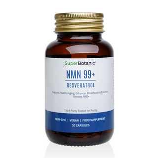 NMN 99+ with Trans-Resveratrol - 30 Capsules | Super Botanic