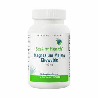 Magnesium Malate Chewable - 100 Chewable Tablets | Seeking Health