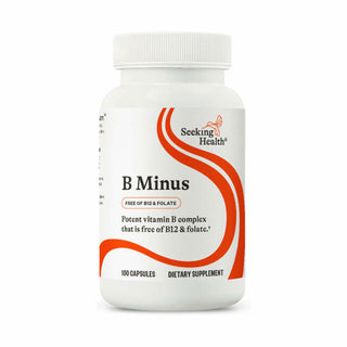B-Minus (B12 and Folate Free) - 100 Capsules | Seeking Health