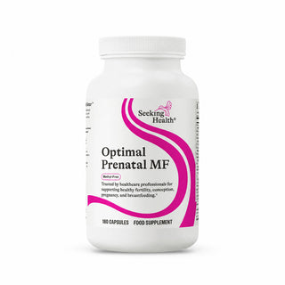 Optimal Prenatal MF (Methyl-Free)  - 180 Capsules | Seeking Health