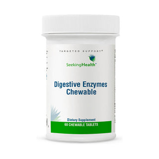 Digestive Enzymes Chewable - 60 Chewable Tablets | Seeking Health