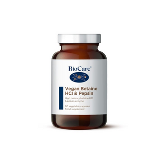 Vegan Betaine HCl & Pepsin - 90 Capsules | BioCare
