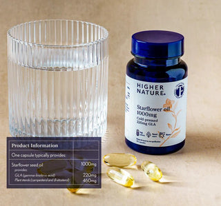 Starflower Oil - 30 Capsules | Higher Nature