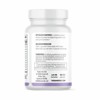 Optimized Enzymes - 45 Capsules | THERA Nordic