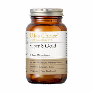 Super 8 Gold Microbiotics - 30 Capsules | Udo's Choice