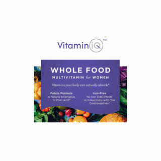 Whole Food Multivitamin for Women - 120 Capsules | Vitamin IQ