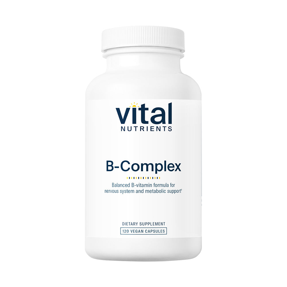 B Complex | 120 Capsules | Vital Nutrients | Supplement Hub