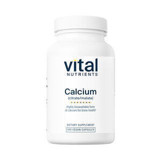 Calcium (Citrate & Malate) 150mg - 100 Capsules | Vital Nutrients