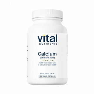 Calcium (Citrate & Malate) 150mg - 100 Capsules | Vital Nutrients