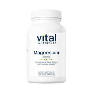 Magnesium Citrate 150mg - 100 Capsules | Vital Nutrients