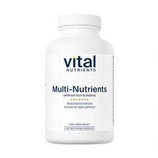 Multi-Nutrients (No Iron or Iodine) - 180 Capsules | Vital Nutrients