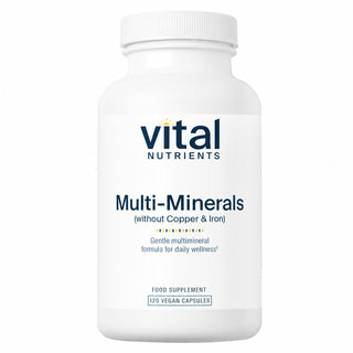 Multi-Minerals (No Copper or Iron) - 120 Capsules | Vital Nutrients