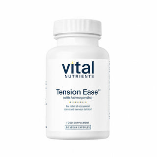 Tension Ease with Ashwagandha - 60 Capsules | Vital Nutrients