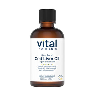 Ultra Pure Cod Liver Oil 1025 - 200ml | Vital Nutrients