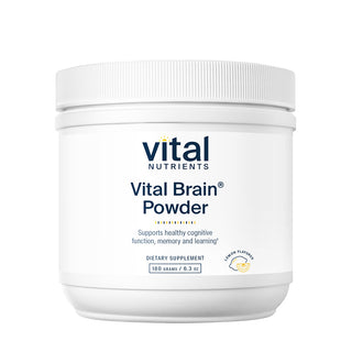 Vital Brain Powder (Lemon Flavour) - 180g | Vital Nutrients