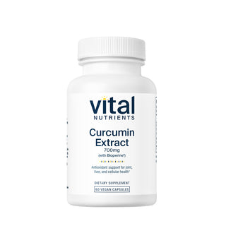 Curcumin Extract with Bioperine 700mg - 60 Capsules | Vital Nutrients