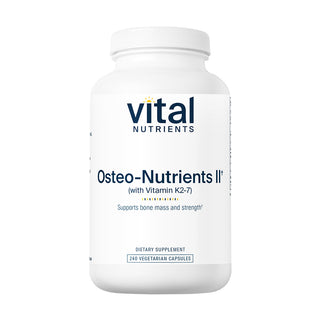 Osteo-Nutrients II (with Vitamin K2-7) - 240 Capsules | Vital Nutrients