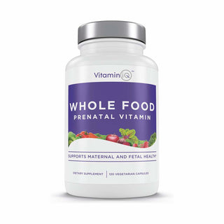 Whole Food Prenatal Vitamin - 120 Capsules | Vitamin IQ