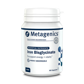 Iron Bisglycinate - 60 Capsules | Metagenics