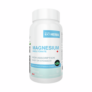 Magnesium Bisglycinate 500mg - 90 Capsules | 88Herbs